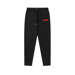 Trapstar autumn and winter casual sports suit hooded sweatshirt pants pullover simple letter drawstring top pants (34)