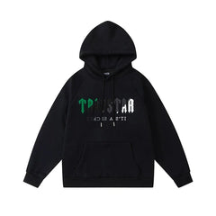 Trapstar niche trendy brand sweatshirt trousers sports leisure suit men and women couple autumn and winter plus velvet letter embroidery (22)