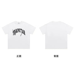 Trapstar short-sleeved T-shirt summer 2025 new letter print men and women casual loose round neck European and American trendy ins (32)