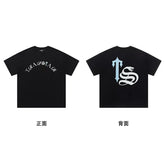 Trapstar short-sleeved T-shirt summer 2025 new letter print men and women casual loose round neck European and American trendy ins (36)