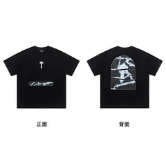 Trapstar short-sleeved T-shirt summer 2025 new letter print men and women casual loose round neck European and American trendy ins (26)