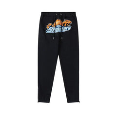 Trapstar niche trendy brand sweatshirt trousers sports leisure suit men and women couple autumn and winter plus velvet letter embroidery (29)