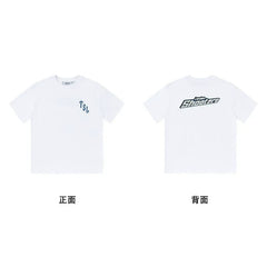 Trapstar short-sleeved T-shirt summer 2025 new letter print men and women casual loose round neck European and American trendy ins (4)