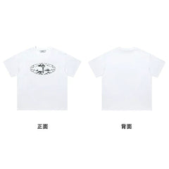 Trapstar short-sleeved T-shirt summer 2025 new letter print men and women casual loose round neck European and American trendy ins (41)