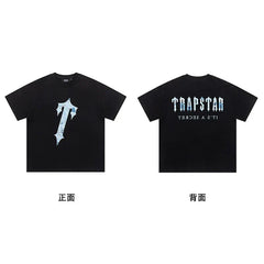 Trapstar short-sleeved T-shirt summer 2025 new letter print men and women casual loose round neck European and American trendy ins (17)