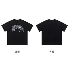 Trapstar short-sleeved T-shirt summer 2025 new letter print men and women casual loose round neck European and American trendy ins (32)