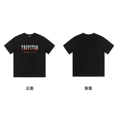 Trapstar short-sleeved T-shirt summer 2025 new letter print men and women casual loose round neck European and American trendy ins (14)