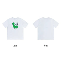 Trapstar short-sleeved T-shirt summer 2025 new letter print men and women casual loose round neck European and American trendy ins (1)