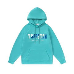 Trapstar niche trendy brand sweatshirt trousers sports leisure suit men and women couple autumn and winter plus velvet letter embroidery (44)