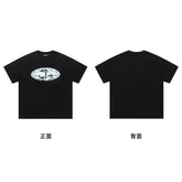 Trapstar short-sleeved T-shirt summer 2025 new letter print men and women casual loose round neck European and American trendy ins (41)