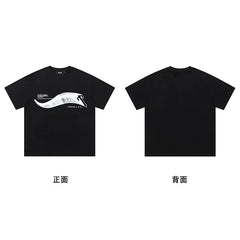 Trapstar short-sleeved T-shirt summer 2025 new letter print men and women casual loose round neck European and American trendy ins (43)