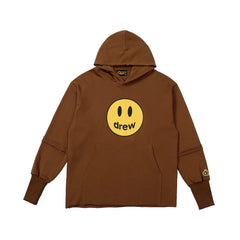 Drew House Mascot Smiley Distressed Hem Unisex Fleece Hoodie
