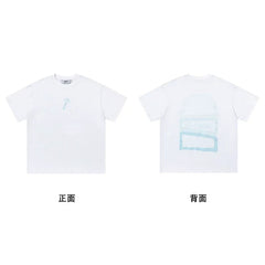 Trapstar short-sleeved T-shirt summer 2025 new letter print men and women casual loose round neck European and American trendy ins (27)