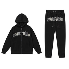 Trapstar London Shooters Black Zip Tracksuit