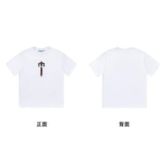 Trapstar short-sleeved T-shirt summer 2025 new letter print men and women casual loose round neck European and American trendy ins (5)