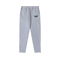 Trapstar niche trendy brand sweatshirt trousers sports leisure suit men and women couple autumn and winter plus velvet letter embroidery (23)