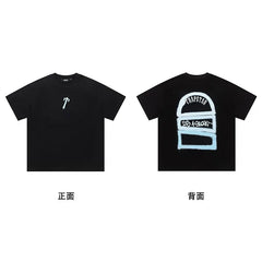 Trapstar short-sleeved T-shirt summer 2025 new letter print men and women casual loose round neck European and American trendy ins (27)