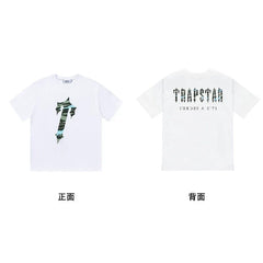 Trapstar short-sleeved T-shirt summer 2025 new letter print men and women casual loose round neck European and American trendy ins (7)
