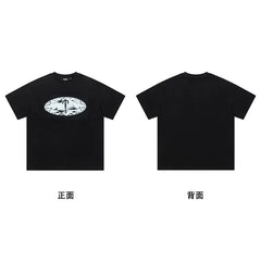 Trapstar short-sleeved T-shirt summer 2025 new letter print men and women casual loose round neck European and American trendy ins (41)