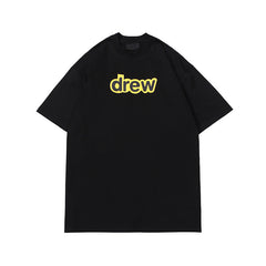 Drew House Classic Logo Tee, Black