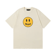 Drew House Mascot Smiley Tee, Cream