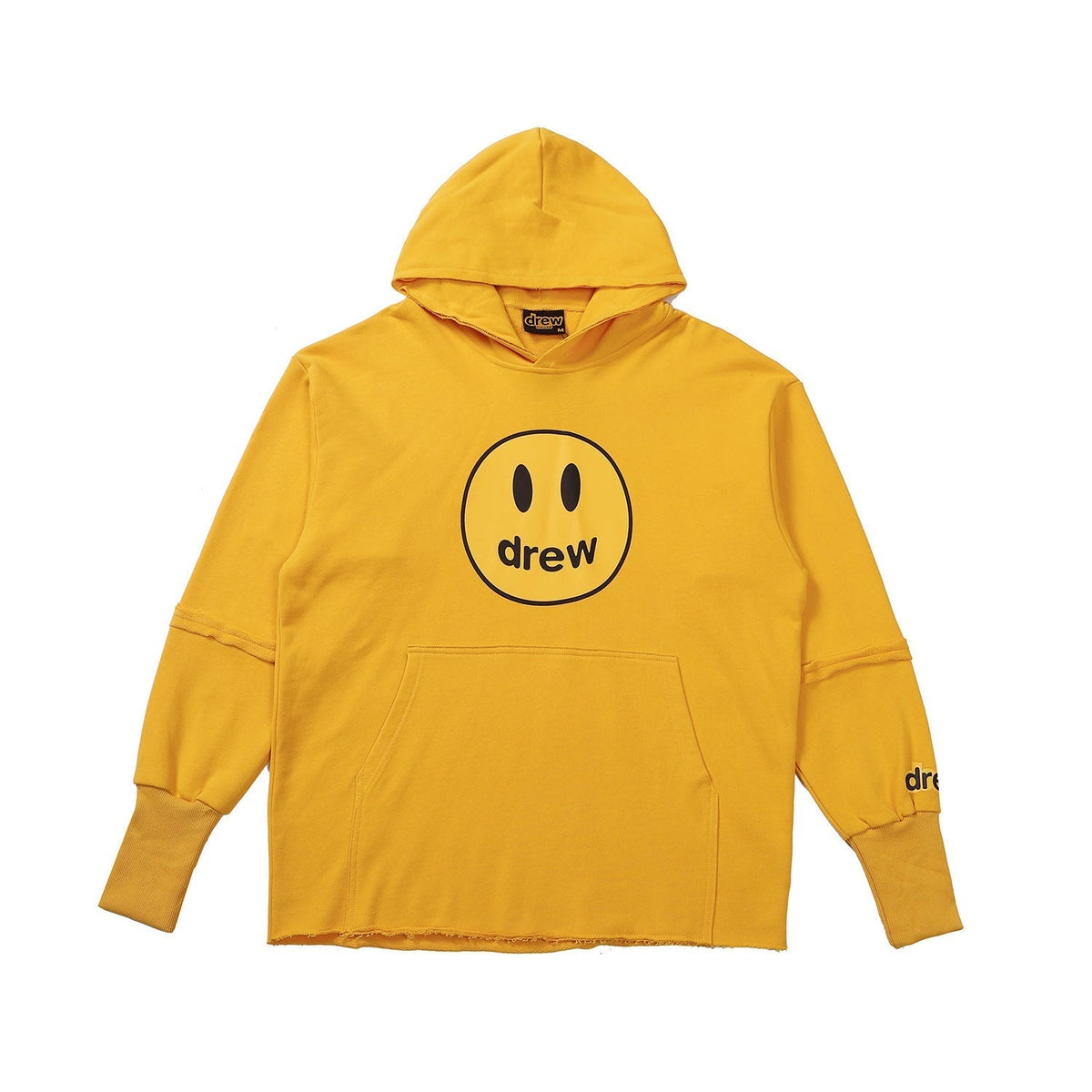 Drew House Mascot Smiley Distressed Hem Unisex French Terry Hoodie