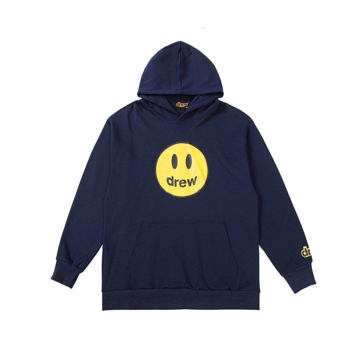 Drew House Mascot Smiley Logo Royal Blue Unisex Oversized Fleece Hoodie