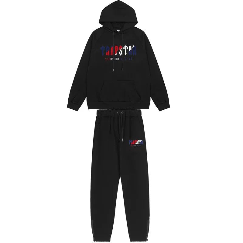 Trapstar It's A Secret Tricolour Black Tracksuit